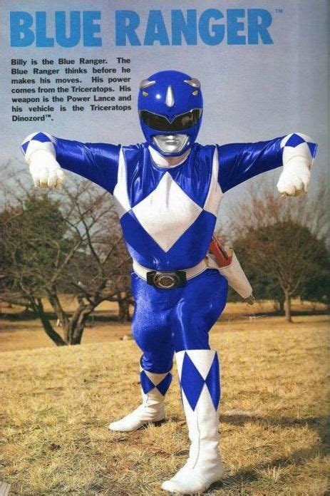 Billy/Blue Ranger- Mighty Morphin' Power Rangers Billy was probably the ...