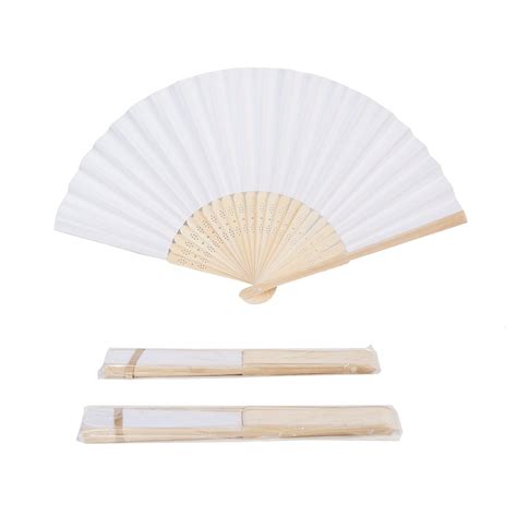 40Pcs Pure White Bamboo Handle Blank Calligraphy Painting Blank Group ...