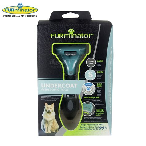 FURminator Long Hair Cat deShedding Tool, Reduces shedding up to 90% ...