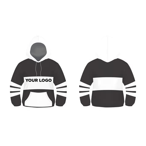 Black and White Hoodie Design Vector Template FREE by modern2143 on DeviantArt