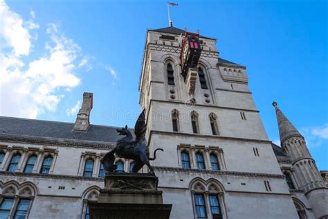 Historical Building of Royal Courts of Justice in London ,England ...