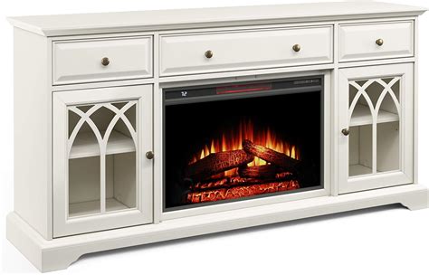 Amazon.com: EZ-Style Electric 60' Included White Gothic Arch TV Stand Fireplace: Kitchen & Dining