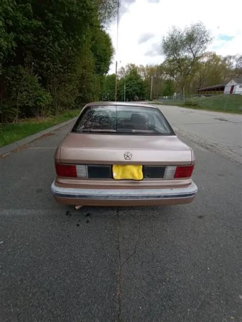 1987 Plymouth Sundance Hatchback Brown FWD Automatic for sale