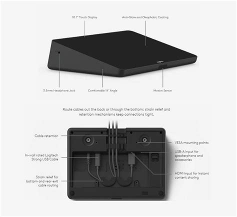 Logitech Tap Meeting Room Touch Controller, 10” Screen | Saudi TK