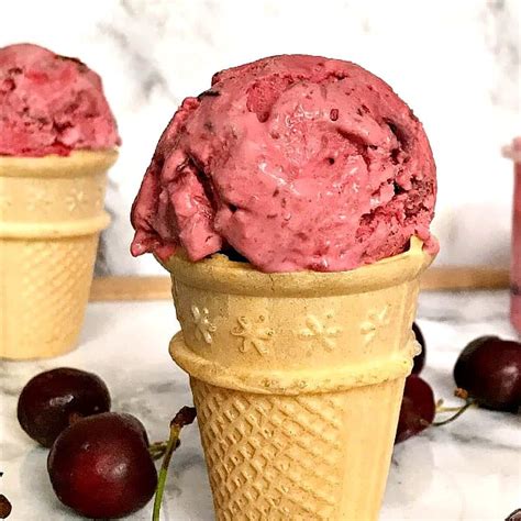 Cherry Ice Cream Recipe - My Gorgeous Recipes