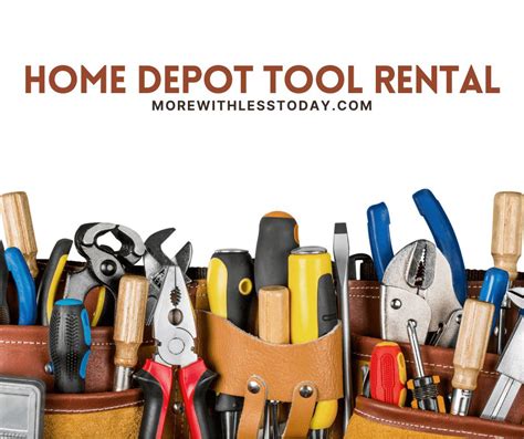 Home Depot Tool Rental