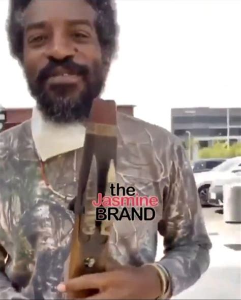 Andre 3000 Spotted Out With His Flute [VIDEO] - theJasmineBRAND