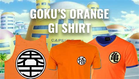 DBZ - Goku's Orange Shirt Guide - CAPSULE CORP GEAR