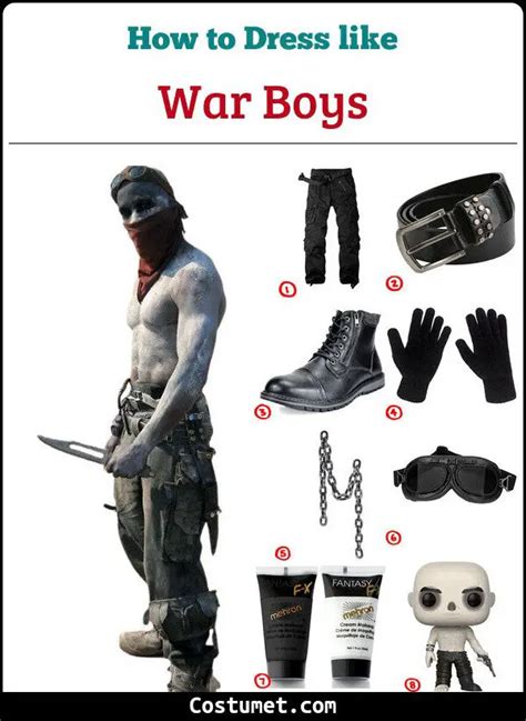 War Boy (Nux) from Mad Max Costume for Cosplay & Halloween