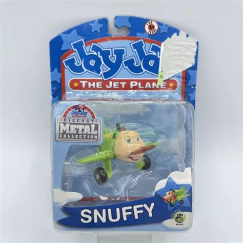 JAY JAY THE Jet plane Snuffy Diecast Metal Collection Figure Toy PBS ...