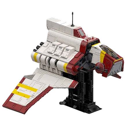 Star Wars Rogue Shadow The Force Unleashed Shuttle MOC-49201 Space Ship With Interior 1608Pcs ...