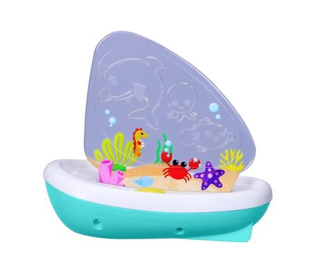 BB Junior Splash 'N Play Bath Toy - Light Up Sailboat (15cm Long ...