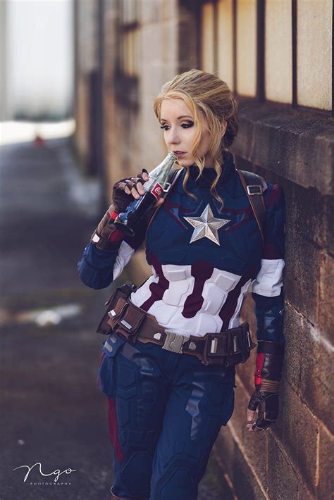 Captain America Costume, Girls Captain America Costume, Captain America ...