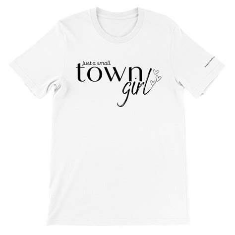 Small Town Girls Song Lyrics Memories Journey Premium Unisex - Etsy