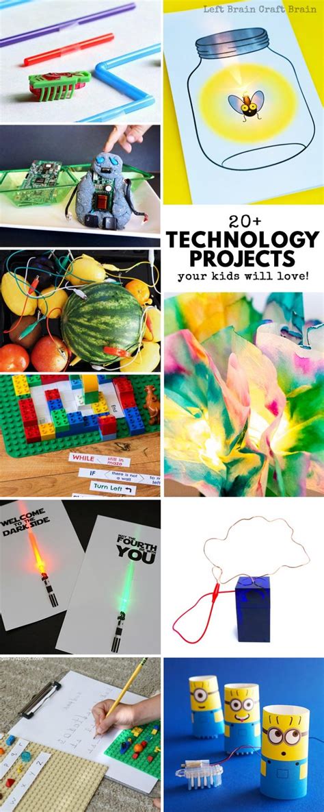 20+ Technology Projects for Kids They'll Love - Left Brain Craft Brain