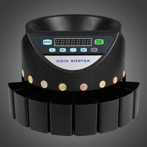 Automatic Electronic Money Sorter & Coin Counter Cash Currency Counting ...