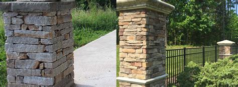 Stone Columns | Aztec Masonry