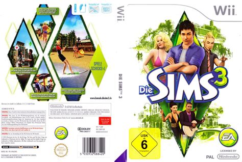 The Sims 3 (2010) Wii box cover art - MobyGames