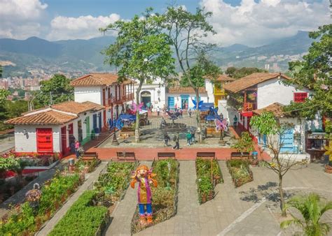 Pueblito Paisa Medellin Colombia Editorial Stock Image - Image of mountains, exterior: 55195449