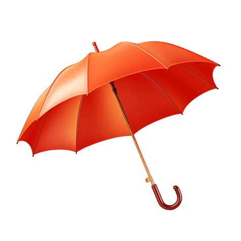 AI generated Warm Color Red And Orange Umbrella png 36088111 PNG