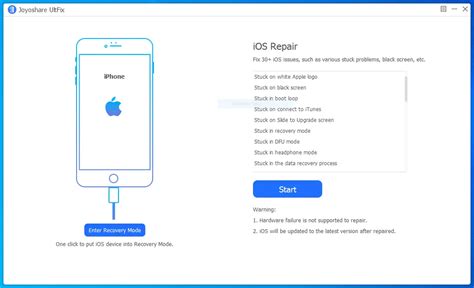 Joyoshare UltFix iOS System Recovery: Repair iPhone In Minutes