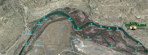 San Juan River Fly Fishing Map