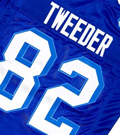 TWEEDER #82 VARSiTY BLUES MOViE Jersey Blue Football New - All sEWN, Any Size XS - 3XL | Blue ...