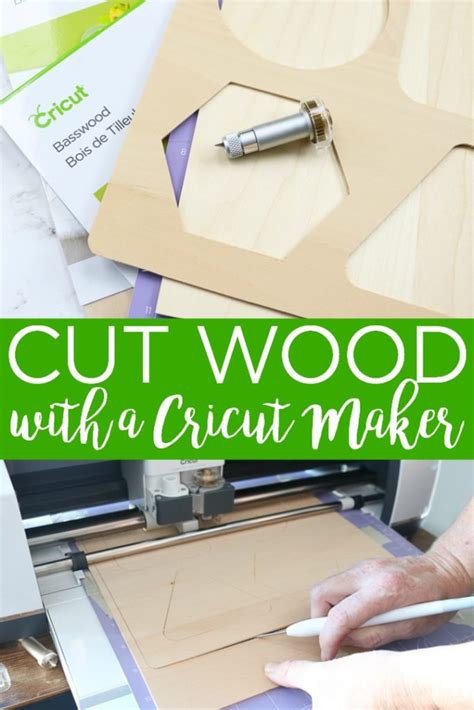 How to Cut Wood with the Cricut Maker - Angie Holden The Country Chic Cottage
