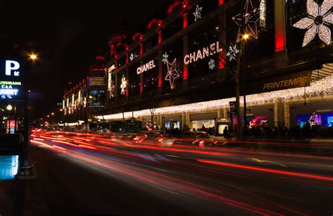 Boulevard Haussmann de nuit à Paris | Mon site : duflouaunet… | Flickr