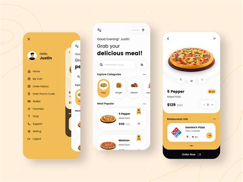 Food App Design by CMARIX on Dribbble