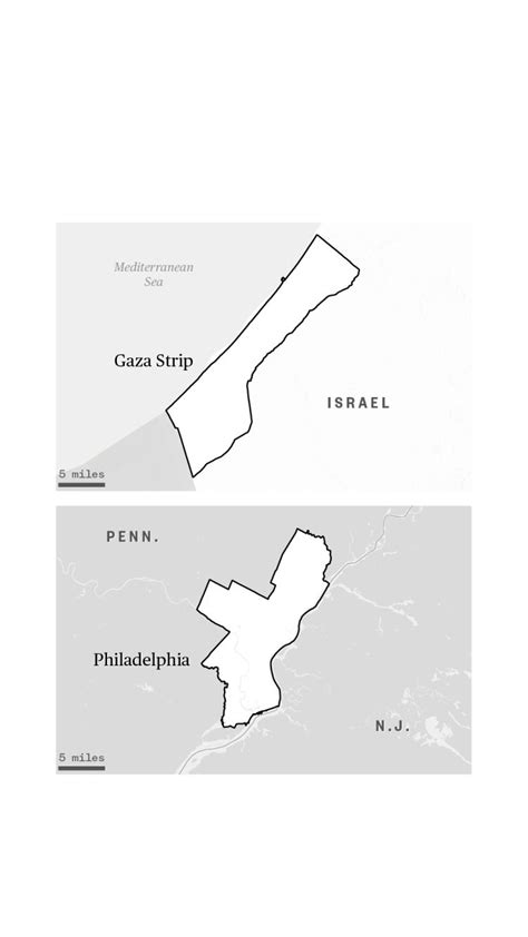 Gaza Strip map: How density matters in the Israel-Hamas conflict