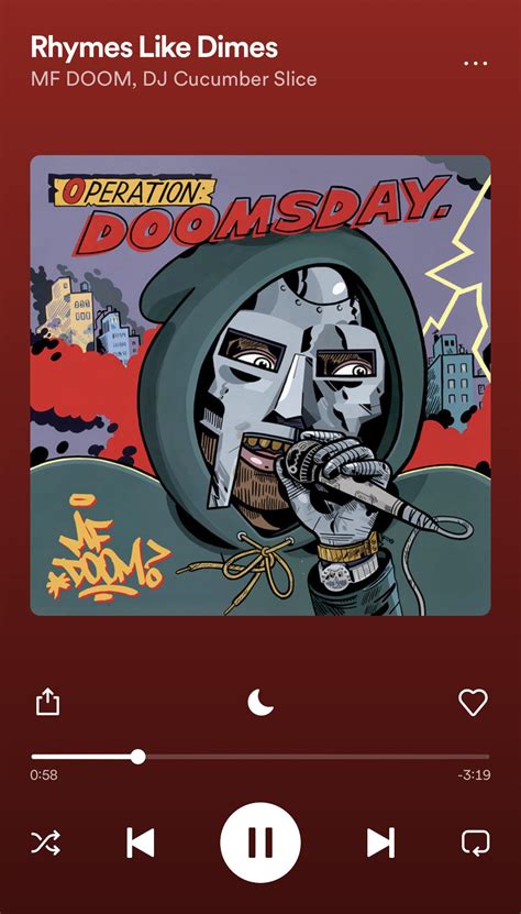 What’s your favorite MF DOOM song atm and why is it Rhymes Like Dimes? : r/mfdoom