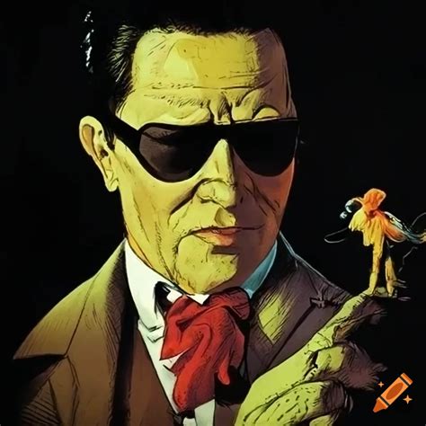 Cover of a noir graphic novel