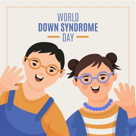 Free Vector | Hand drawn illustration world down syndrome day