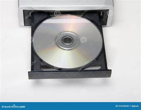 Open disc tray stock photo. Image of laser, eject, electronics - 21678220