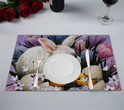 GCKG Happy Easter Placemats 12x18 inches Set of 2 - Walmart.com