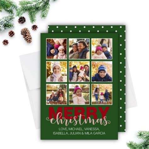 Photo Collage Christmas Cards - Rose Paper Press