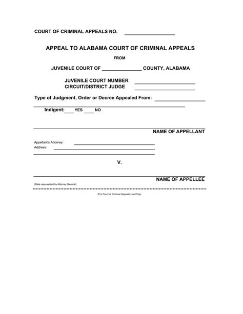 Editable Criminal Appeal Section Fill Print Download Online Forms