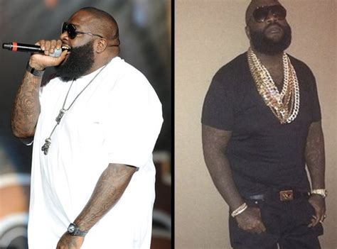 Let's see the before and after shots. - Rick Ross Weight Loss: His ...