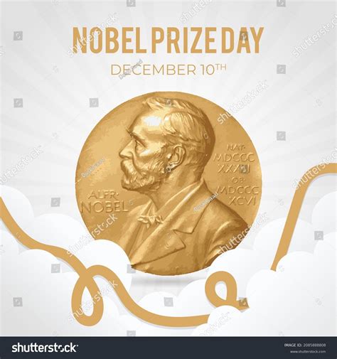 Nobel Prize Day December 10th Illustration Stock Vector (Royalty Free ...