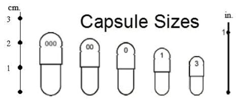 Capsule Sizes | Capsule, Empty capsules, Info