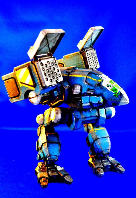 The Catapult. 3D model based on the Battletech universe. Build up by Scott Murphy, and photo by ...