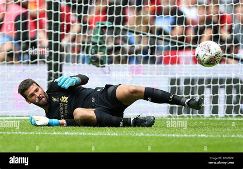 Liverpool goalkeeper Alisson Stock Photo - Alamy