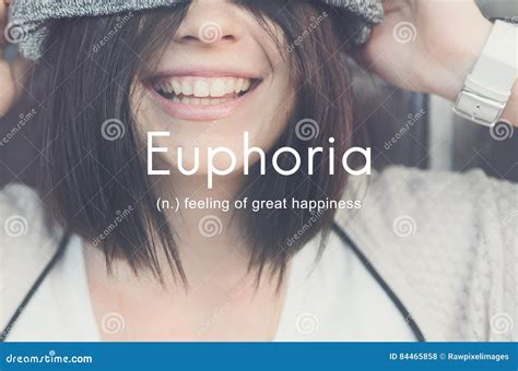 Euphoria Feeling Great Pleasure Happiness Concept Stock Photo - Image of exhilaration, glad ...