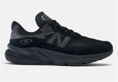 New Balance 990v6 Made in USA Triple Black U990BB6