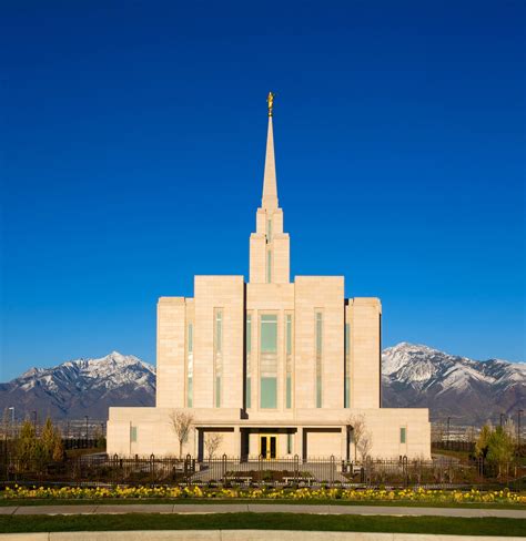 Oquirrh Mountain Utah Temple Photograph Gallery ...