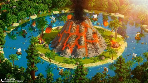 Volcano Map Minecraft Map