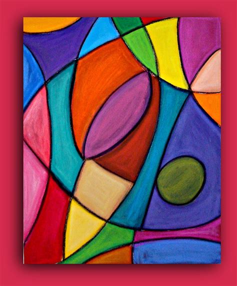 Bright Colorful Rainbow Original Abstract Painting Large Wall Art Fine ...