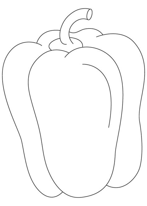 Capsicum fruit coloring pages | Download Free Capsicum fruit coloring pages for kids | Best ...