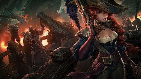 Miss Fortune, LoL, Captain Fortune, Splash Art, 4K, #416 Wallpaper PC ...